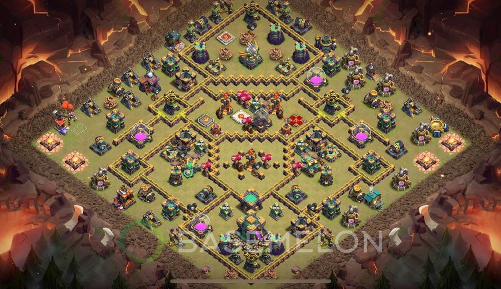 Town Hall Level 14 War Base Design 2024, Anti 3 Stars, Anti Everything, Layout #696