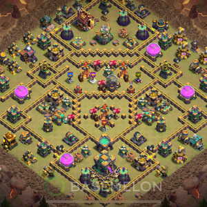 Town Hall Level 14 War Base Design 2025, Anti 3 Stars, Anti Everything, Layout #696