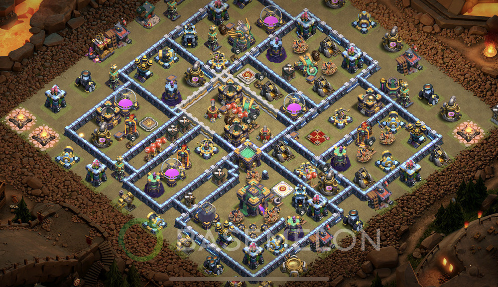 Town Hall Level 14 War Base Design 2024, Anti Everything, Layout #788