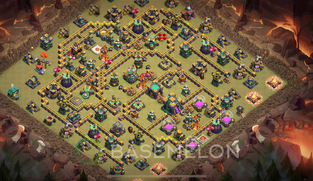 Town Hall Level 14 War Base Design 2024, Anti 3 Stars, Anti Everything, Layout #847