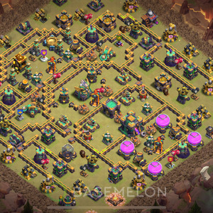 Town Hall Level 14 War Base Design 2025, Anti 3 Stars, Anti Everything, Layout #847