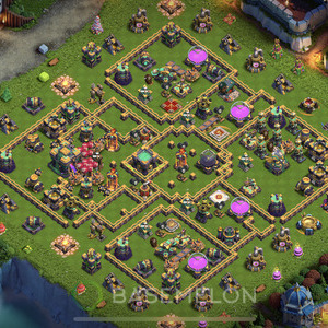 Town Hall Level 14 Trophy/Defense Base Design 2025, Anti Everything, Hybrid, Layout #926
