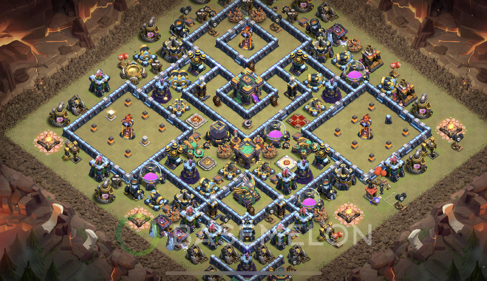 Town Hall Level 14 War Base Design 2024, Legend League, Anti Air, Layout #960