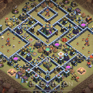 Town Hall Level 14 War Base Design 2025, Legend League, Anti Air, Layout #960