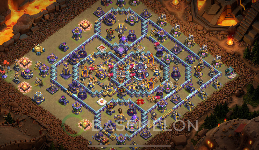 Town Hall Level 15 War Base Design 2024, Anti 3 Stars, Anti Everything, Layout #1058