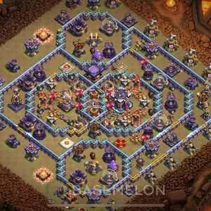 Town Hall Level 15 War Base Design 2025, Anti 3 Stars, Anti Everything, Layout #1058
