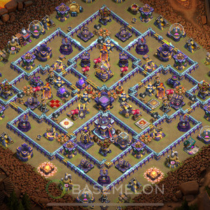 Town Hall Level 15 War Base Design 2025, Anti 3 Stars, Anti Everything, Layout #1159