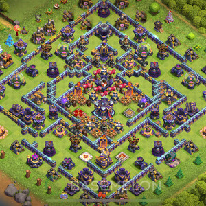Town Hall Level 15 Trophy/Defense Base Design 2025, Legend League, Layout #1284