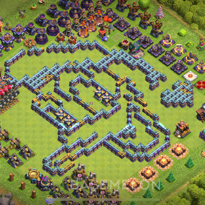 Town Hall Level 15 Progress Base Design, Layout #136