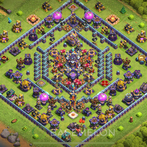 Town Hall Level 15 Trophy/Defense Base Design 2025, Anti 3 Stars, Hybrid, Layout #1420