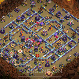 Town Hall Level 15 War Base Design 2025, Anti 3 Stars, Anti Everything, Layout #1448