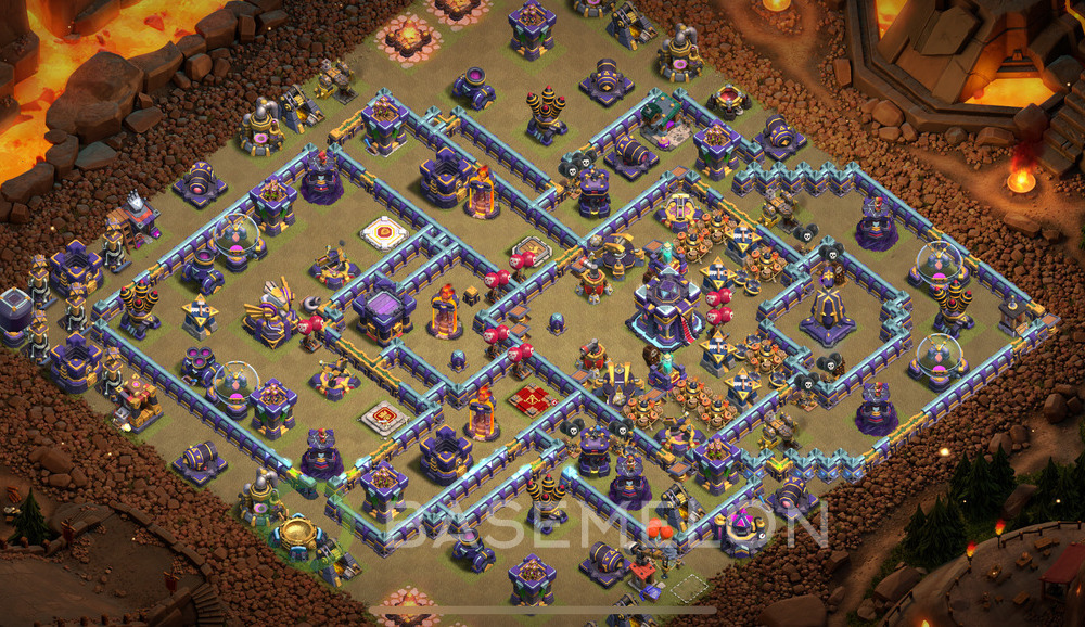 Town Hall Level 15 War Base Design 2025, Anti 3 Stars, Anti Everything, Layout #1455