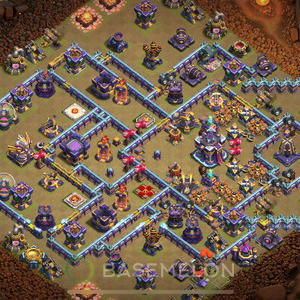 Town Hall Level 15 War Base Design 2025, Anti 3 Stars, Anti Everything, Layout #1455