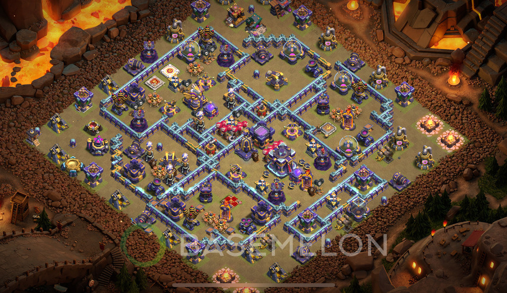 Town Hall Level 15 War Base Design 2025, Anti Everything, Layout #1464