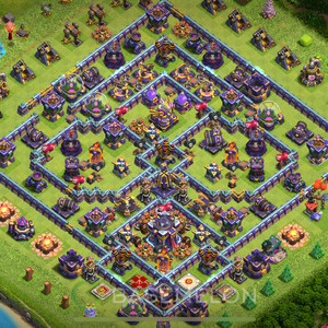 Town Hall Level 15 Trophy/Defense Base Design 2025, Anti 3 Stars, Anti Air, Layout #1511