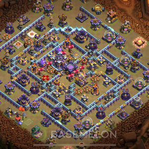 Town Hall Level 15 War Base Design 2025, Anti Everything, Layout #1527
