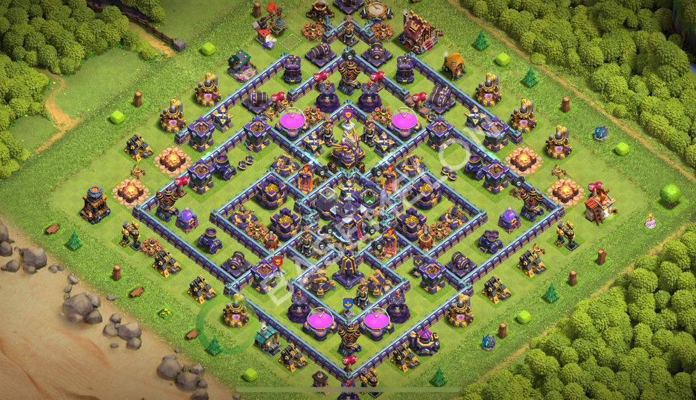 Town Hall Level 15 Farm Base Design 2026, Anti 2 Stars, Layout #1659