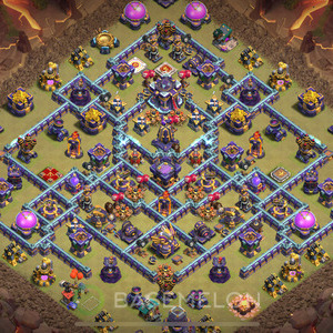 Town Hall Level 15 War Base Design 2025, Layout #1670