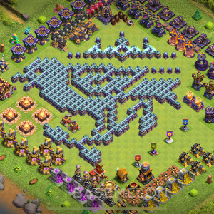 Town Hall Level 15 Progress Base Design 2025, Layout #1716