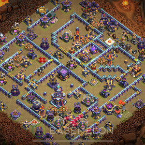 Town Hall Level 15 War Base Design 2025, Anti Everything, Layout #1721