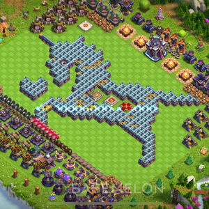 Town Hall Level 15 Progress Base Design, Layout #183