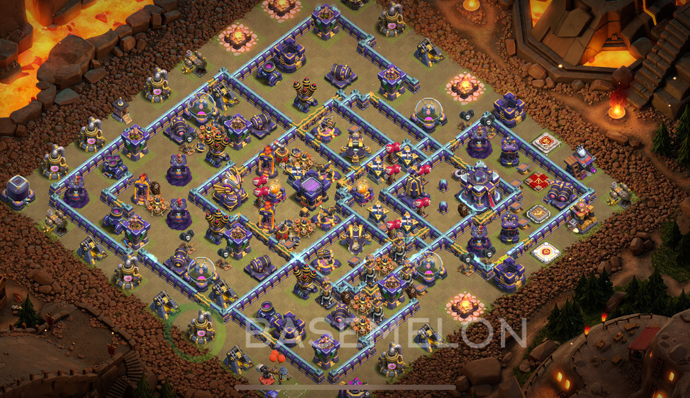 Rathaus Level 15 Krieg Base 2025, Anti 3 Sterne, Anti Alles, Layout #1851