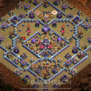 Town Hall Level 15 War Base Design 2025, Anti 2 Stars, Legend League, Layout #1896