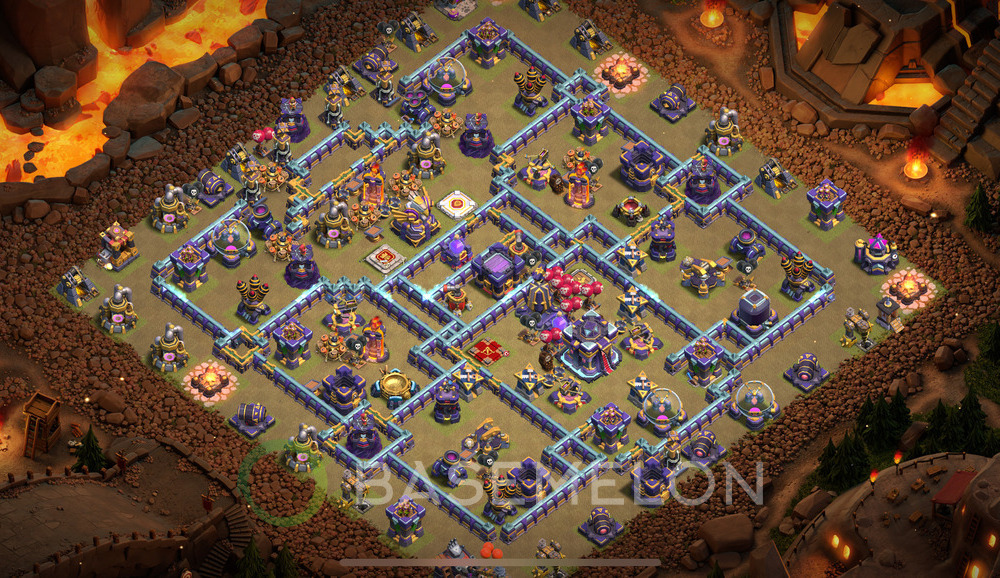 Town Hall Level 15 War Base Design 2025, Anti Everything, Layout #1922