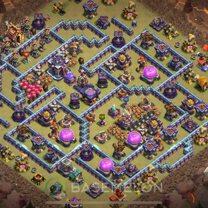 Town Hall Level 15 War Base Design 2025, Anti Everything, Layout #1950