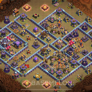 Town Hall Level 15 War Base Design 2025, Anti 3 Stars, Legend League, Layout #2078