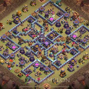 Town Hall Level 15 War Base Design 2025, Layout #2081