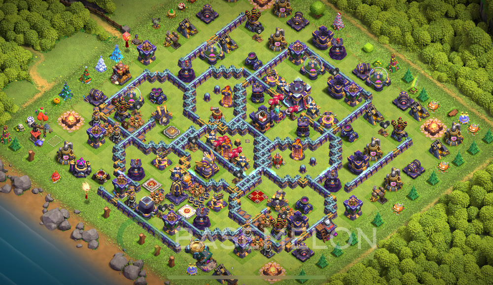 Town Hall Level 15 Trophy/Defense Base Design 2025, Layout #2088