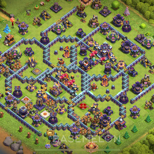 Town Hall Level 15 Trophy/Defense Base Design 2025, Layout #2088