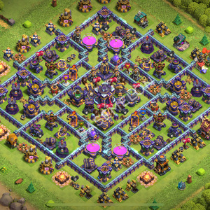 Town Hall Level 15 Trophy/Defense Base Design 2026, Legend League, Hybrid, Layout #2398