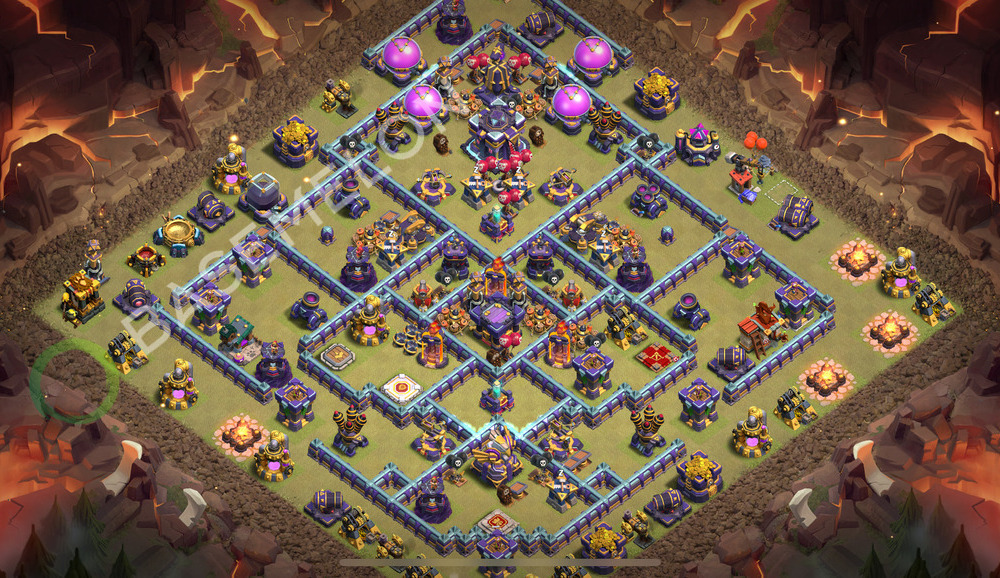 Rathaus Level 15 Krieg Base 2026, Anti 2 Sterne, Layout #2528