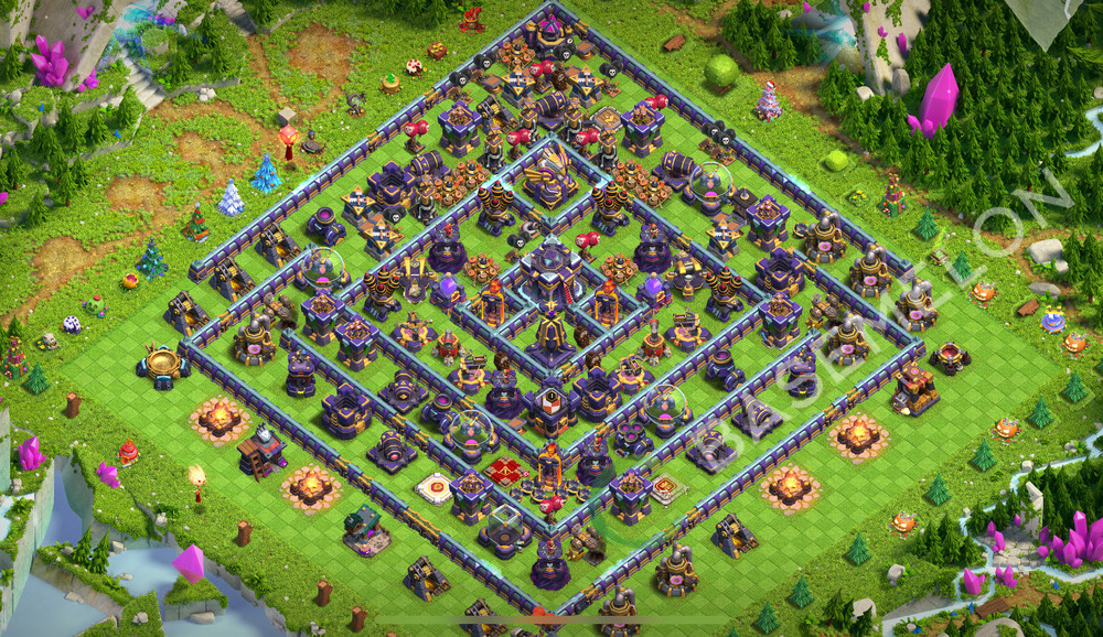 Rathaus Level 15 Verteidigung Base 2026, Anti Alles, Layout #2529