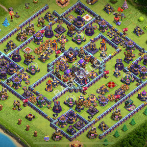 Rathaus Level 15 Farmen Base 2026, Anti 3 Sterne, Hybrid, Layout #2533