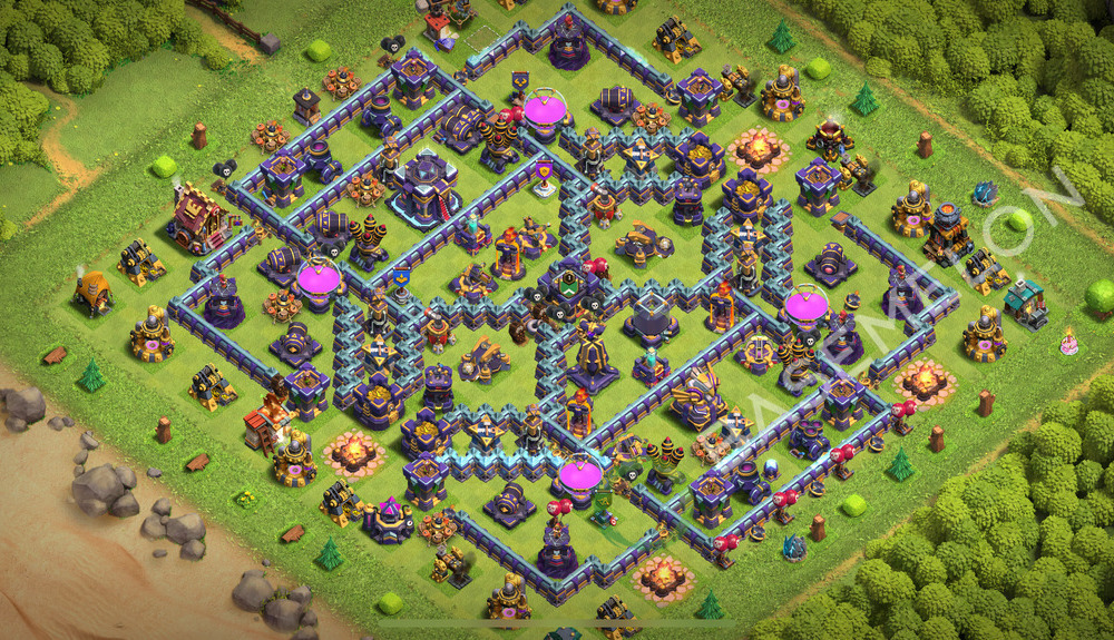 Town Hall Level 15 Trophy/Defense Base Design 2026, Anti 3 Stars, Anti Everything, Layout #2537