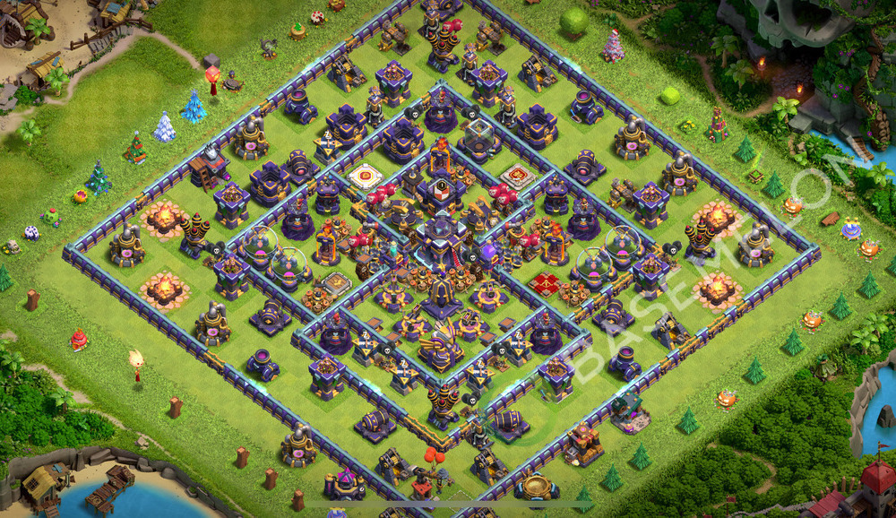 Town Hall Level 15 Farm Base Design 2026, Anti Everything, Hybrid, Layout #2582