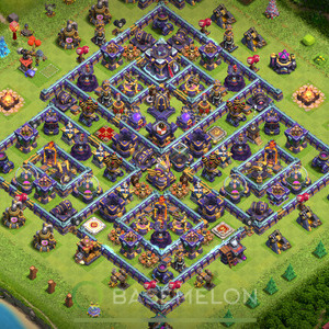 Town Hall Level 15 Farm Base Design, Anti Air, Hybrid, Layout #260