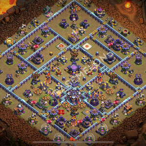 Hôtel de Ville Level 15 Guerre GDC Base  2026, Anti 2 Étoiles, Anti Aérien, Village #2653