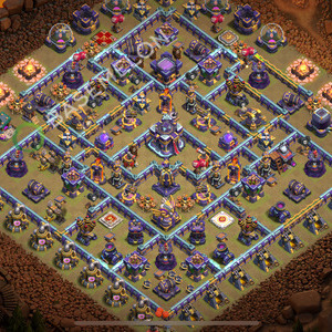 Rathaus Level 15 Krieg Base 2026, Anti 2 Sterne, Legend Liga, Layout #2700