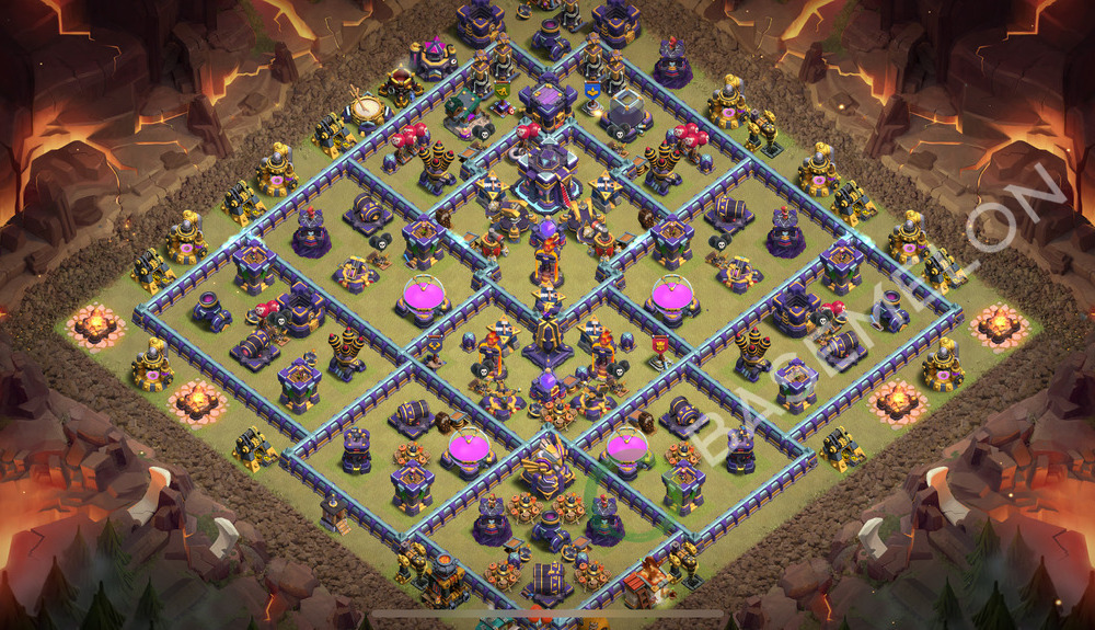 Town Hall Level 15 War Base Design 2026, Anti 3 Stars, Anti Air, Layout #2739