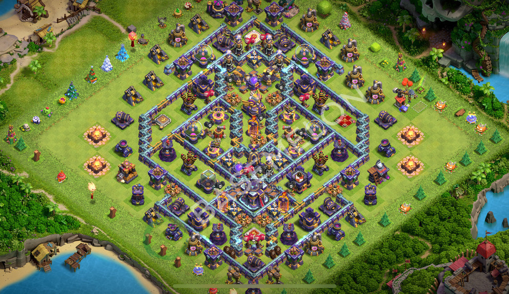 Town Hall Level 15 Trophy/Defense Base Design 2026, Anti 3 Stars, Anti Air, Layout #2756
