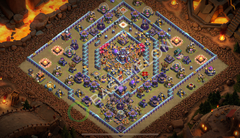 Aldea del Ayuntamiento Nivel 15 para Guerra, Anti Todo Diseño 2026, #2789