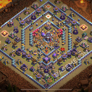 Aldea del Ayuntamiento Nivel 15 para Guerra, Anti Todo Diseño 2026, #2789