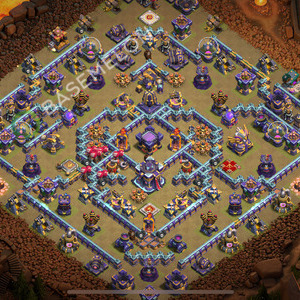 Aldea del Ayuntamiento Nivel 15 para Guerra, Anti 3 Estrellas, Anti Aéreo Diseño 2026, #2811