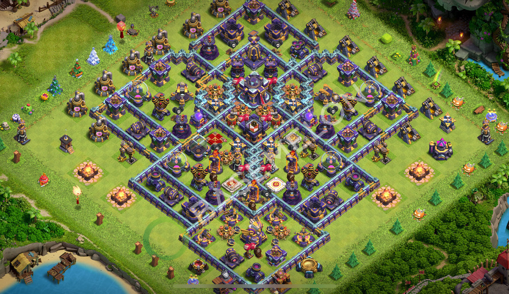 Town Hall Level 15 Trophy/Defense Base Design 2026, Anti 2 Stars, Legend League, Layout #2902