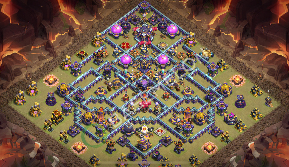 Town Hall Level 15 War Base Design 2026, Max Levels, Layout #2923