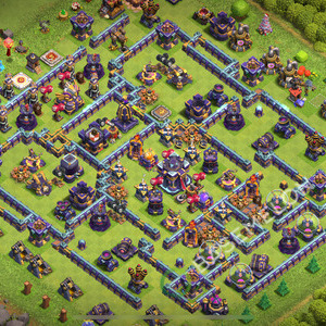 Town Hall Level 15 Trophy/Defense Base Design 2026, Anti Everything, Anti 3 Stars, Layout #2959